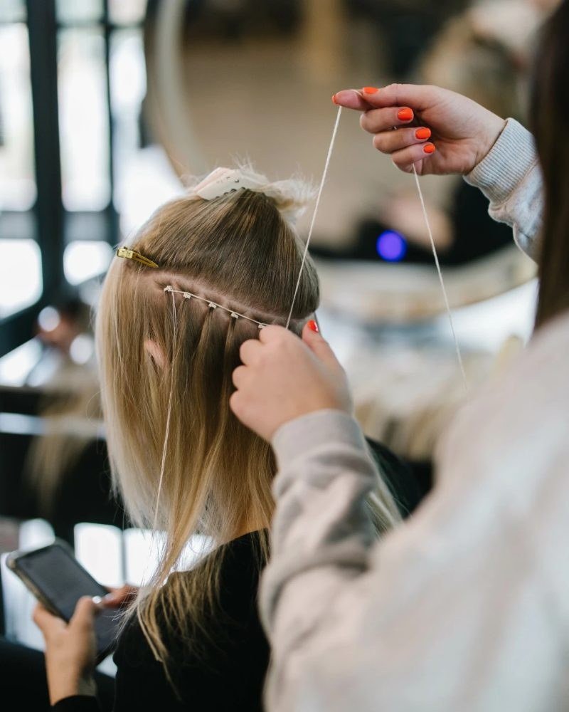 Hand Tied and Weft Hair Extensions services in Folsom, California